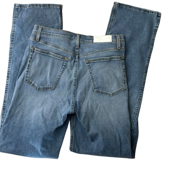 Re/Done Light Blue faded 90 loose fitted Straight Leg redone lux Jeans NEW Sz 27 - Picture 5 of 14